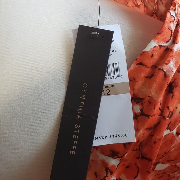 NWT Cynthia Steffe 100% Silk Dress - Picture 7 of 8